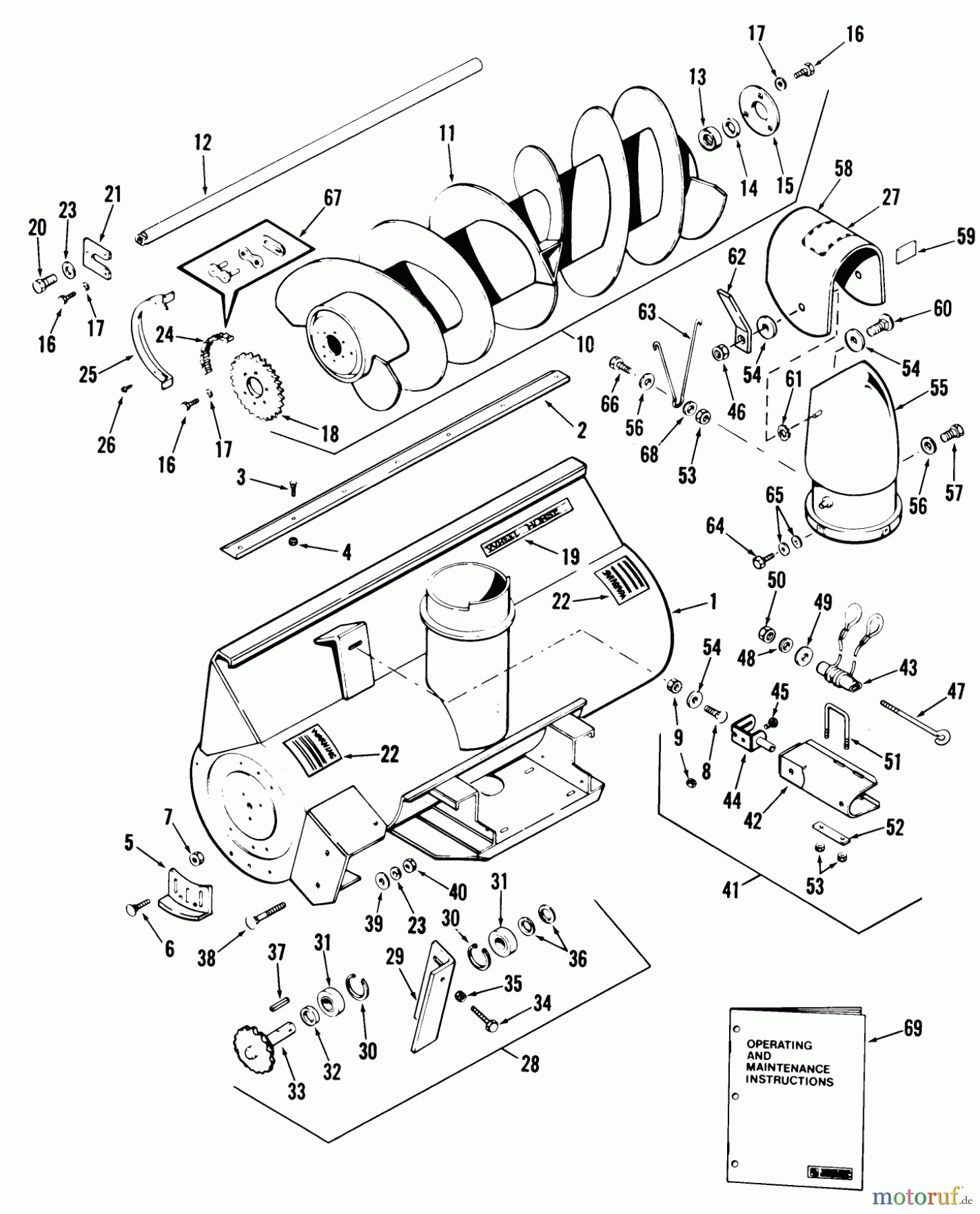 Toro Neu Snow Blowers/Snow Throwers Seite 1 06-48SX01 - Toro 48