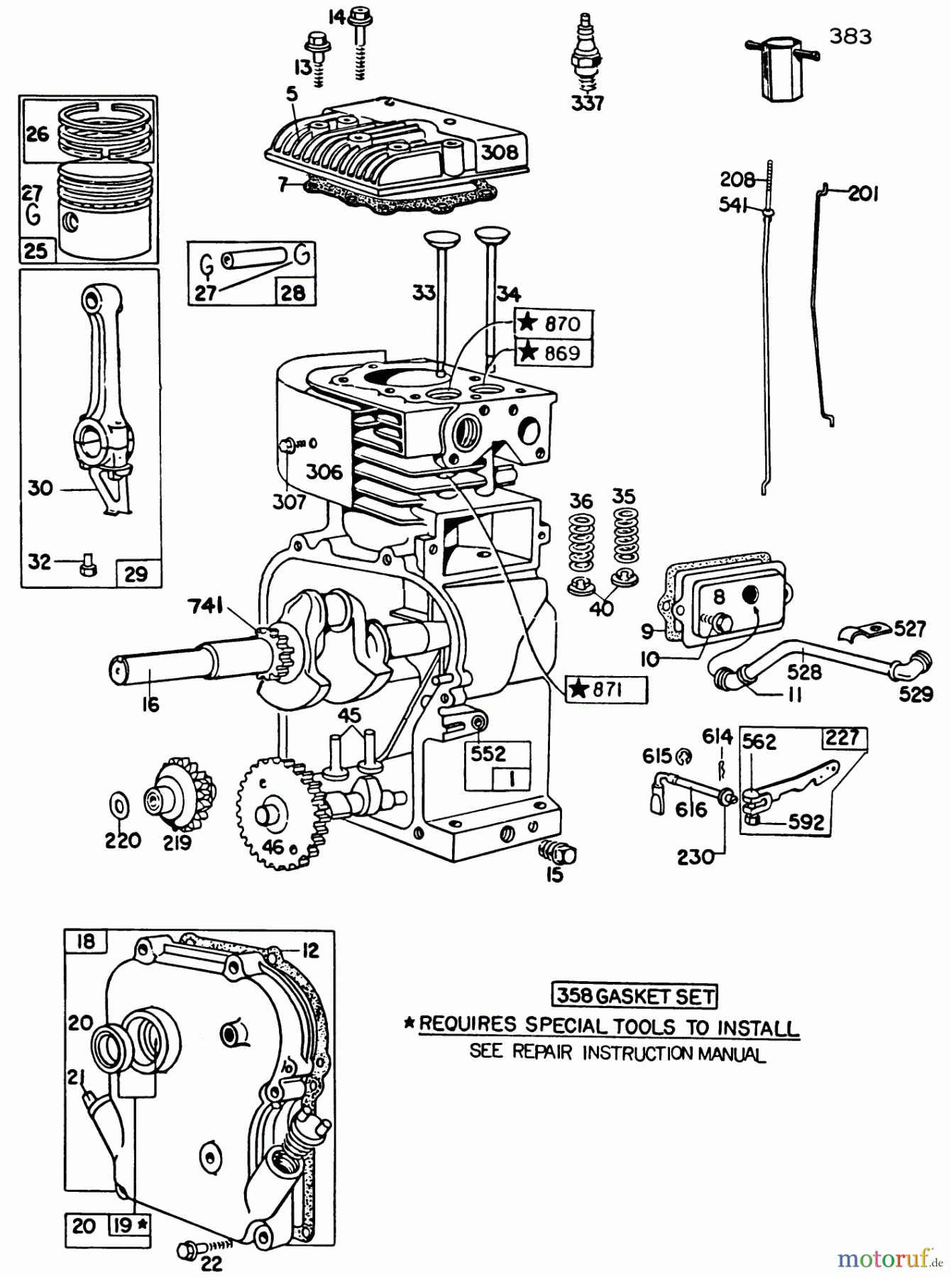 Toro Neu Blowers/Vacuums/Chippers/Shredders 62912 - Toro 5 hp Lawn Vacuum, 1987 (7000001-7999999) ENGINE BRIGGS & STRATTONMODEL NO. 130202-1640-01