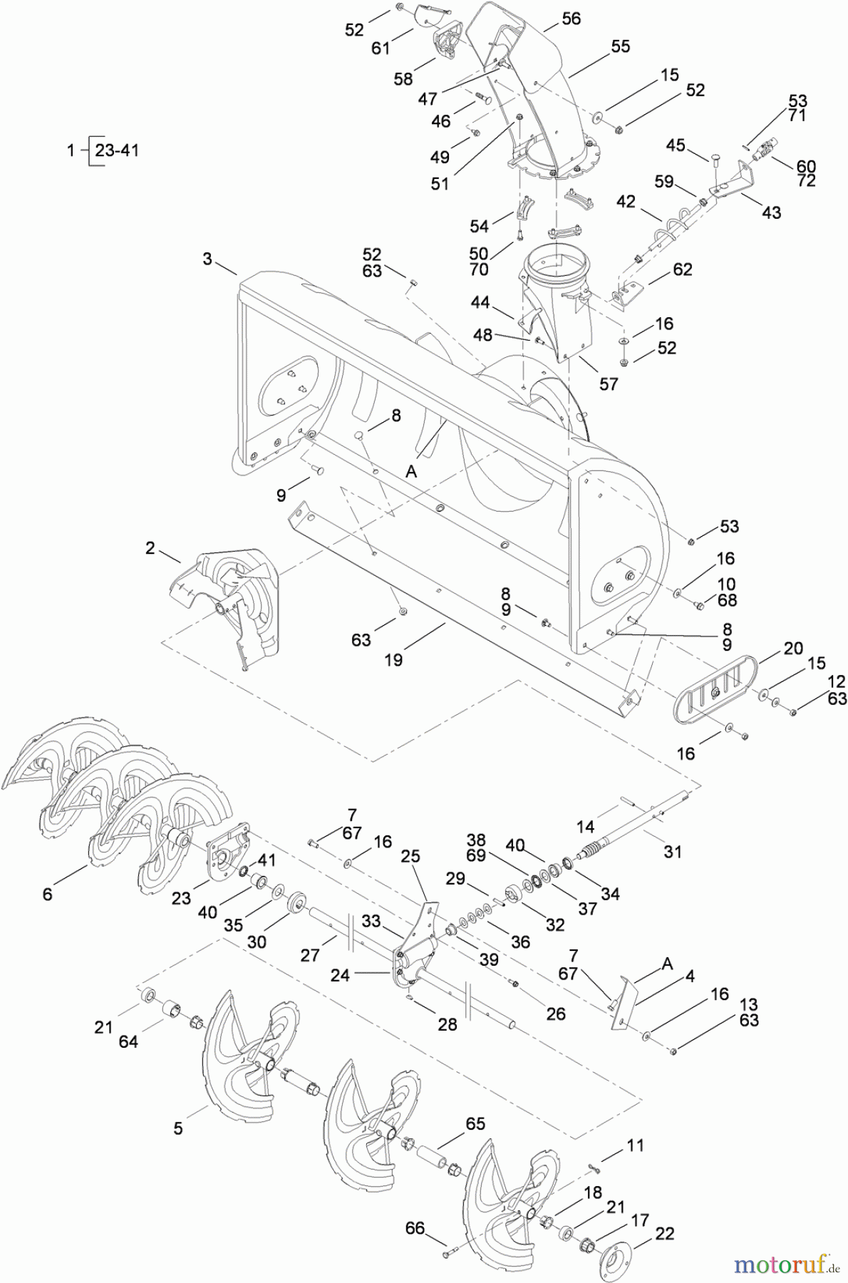 Toro Neu Snow Blowers/Snow Throwers Seite 1 190-032-101 - Toro 42