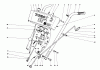 Toro 31820 (832) - 832 Snowthrower, 1972 (200001-299999) Ersatzteile HANDLE ASSEMBLY