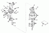 Toro 31663 (526) - 526 Snowthrower, 1973 (3000001-3999999) Ersatzteile CARBURETOR ASSEMBLY MODEL NO. 630992B