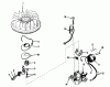 Toro 31663 (526) - 526 Snowthrower, 1973 (3000001-3999999) Ersatzteile MAGNETO ASSEMBLY MODEL NO. 610694A