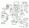Toro 31763 (726) - 726 Snowthrower, 1974 (4000001-4999999) Ersatzteile ENGINE MODEL NO. 190402 TYPE 0755 BRIGGS & STRATTON