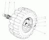 Toro 31763 (726) - 726 Snowthrower, 1974 (4000001-4999999) Ersatzteile WHEEL ASSEMBLY
