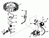 Toro 31302 - Snowhound, 1972 (2000001-2999999) Ersatzteile MAGNETO NO. 610690A