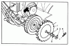 Toro 31302 - Snowhound, 1972 (2000001-2999999) Ersatzteile TRACTION DISC KIT MODEL 11-9780