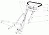 Toro 31303 - Snowhound, 1973 (3000001-3999999) Ersatzteile HANDLE ASSEMBLY