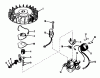 Toro 31303 - Snowhound, 1973 (3000001-3999999) Ersatzteile MAGNETO NO. 610690A