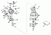 Toro 31304 - Snowhound, 1974 (4000001-4999999) Ersatzteile CARBURETOR NO. 630958B