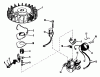 Toro 31304 - Snowhound, 1974 (4000001-4999999) Ersatzteile MAGNETO NO.610690A
