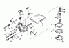 Toro 31405 - Snow Pup, 1976 (6000001-6999999) Ersatzteile CARBURETOR NO. 631654B