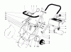Toro 31405 - Snow Pup, 1976 (6000001-6999999) Ersatzteile UPPER MAIN FRAME