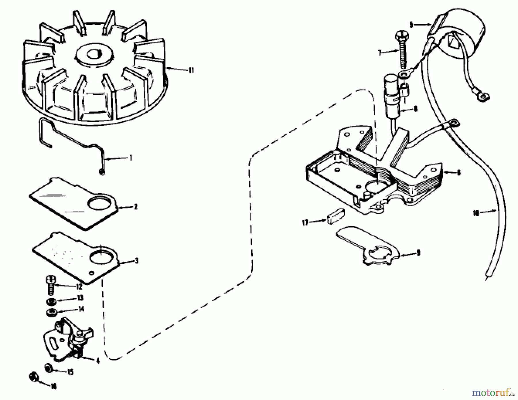 Toro Neu Snow Blowers/Snow Throwers Seite 1 31411 - Toro Snow Pup, 1969 (9000001-9999999) MAGNETO MODEL NO. 610659