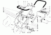 Toro 31411 - Snow Pup, 1969 (9000001-9999999) Ersatzteile UPPER MAIN FRAME
