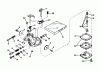 Toro 31412 - Snow Pup, 1974 (4000001-4999999) Ersatzteile CARBURETOR NO. 631654A