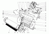 Toro 31502 - Snow Pup, 1975 (5000001-5999999) Ersatzteile LOWER MAIN FRAME
