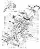 Toro 31451 - Snow Pup (electric), 1968 (8000001-8999999) Ersatzteile MAIN FRAME PARTS LIST