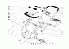 Toro 31451 - Snow Pup (electric), 1969 (9000001-9999999) Ersatzteile UPPER MAIN FRAME