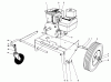 Toro 62912 - 5 hp Lawn Vacuum, 1991 (1000001-1999999) Ersatzteile ENGINE & BASE ASSEMBLY (MODEL 62912)