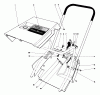 Toro 31505 - Snowmaster, 1975 (5000001-5999999) Ersatzteile SHROUD AND HANDLE ASSEMBLY