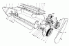 Toro 31506 - Snowmaster, 1976 (6000001-6999999) Ersatzteile LOWER MAIN FRAME