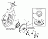 Toro 31506 - Snowmaster, 1976 (6000001-6999999) Ersatzteile SHROUD AND REWIND STARTER NO. 590464A