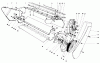 Toro 31506 - Snowmaster, 1977 (7000001-7999999) Ersatzteile LOWER MAIN FRAME