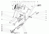 Toro 31655 (732) - 732 Snowthrower, 1970 (0000001-0999999) Ersatzteile HANDLE AND CONTROL ASSEMBLY