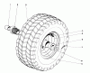 Toro 31655 (732) - 732 Snowthrower, 1970 (0000001-0999999) Ersatzteile WHEEL AND TIRE ASSEMBLY