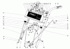 Toro 31624 (524) - 524 Snowthrower, 1974 (4000001-4999999) Ersatzteile HANDLE ASSEMBLY
