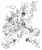 Toro 31677 (724) - 724 Snowthrower, 1975 (5000001-5999999) Ersatzteile ENGINE, TECUMSEH MODEL NO. HS50-67074 (5 H.P. SNOWTHROWER MODEL NO. 31625)