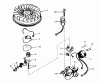 Toro 31677 (724) - 724 Snowthrower, 1975 (5000001-5999999) Ersatzteile MAGNET0 N0. 610866 (5 H.P. SNOWTHROWER MODEL NO. 31625)