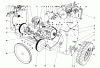 Toro 31677 (724) - 724 Snowthrower, 1975 (5000001-5999999) Ersatzteile TRACTION ASSEMBLY