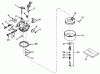 Toro 31625 (524) - 524 Snowthrower, 1976 (6000001-6999999) Ersatzteile CARBURETOR NO. 631916