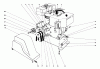Toro 31625 (524) - 524 Snowthrower, 1976 (6000001-6999999) Ersatzteile ENGINE ASSEMBLY (MODEL NO.31677)