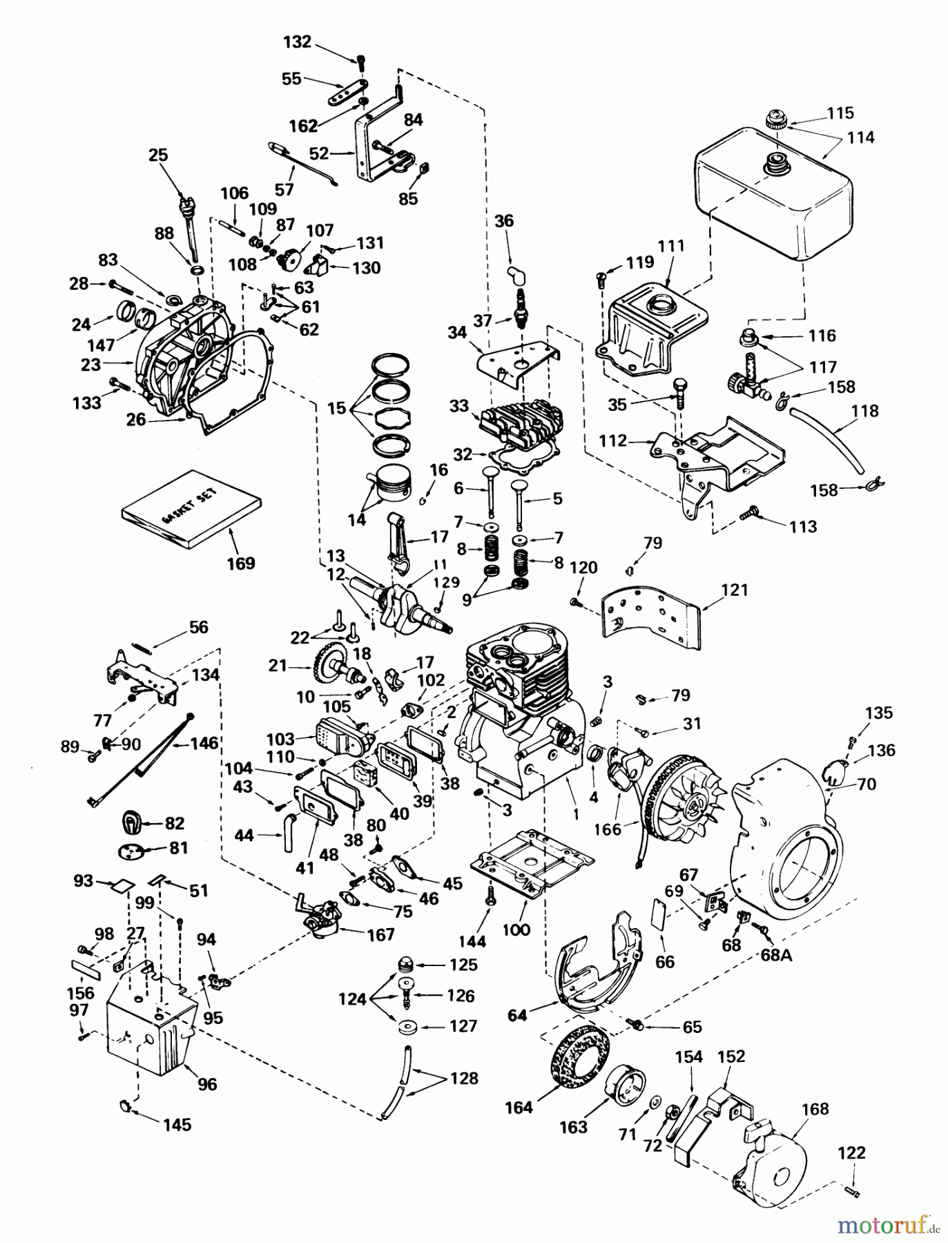  Toro Neu Snow Blowers/Snow Throwers Seite 1 31677 (724) - Toro 724 Snowthrower, 1976 (6000001-6999999) ENGINE TECUMSEH MODEL NO. H70-130176C (7 H.P. SNOWTHROWER MODEL NO. 31677)