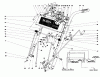 Toro 31625 (524) - 524 Snowthrower, 1976 (6000001-6999999) Ersatzteile HANDLE ASSEMBLY