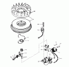 Toro 31625 (524) - 524 Snowthrower, 1976 (6000001-6999999) Ersatzteile MAGNETO NO. 610944 (5 H.P. SNOWTHROWER MODEL NO. 31625)