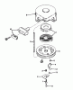 Toro 31625 (524) - 524 Snowthrower, 1976 (6000001-6999999) Ersatzteile REWIND STARTER NO. 590473 (5 AND 7 H.P. SNOWTHROWER MODEL NOS. 31625 AND 31677)