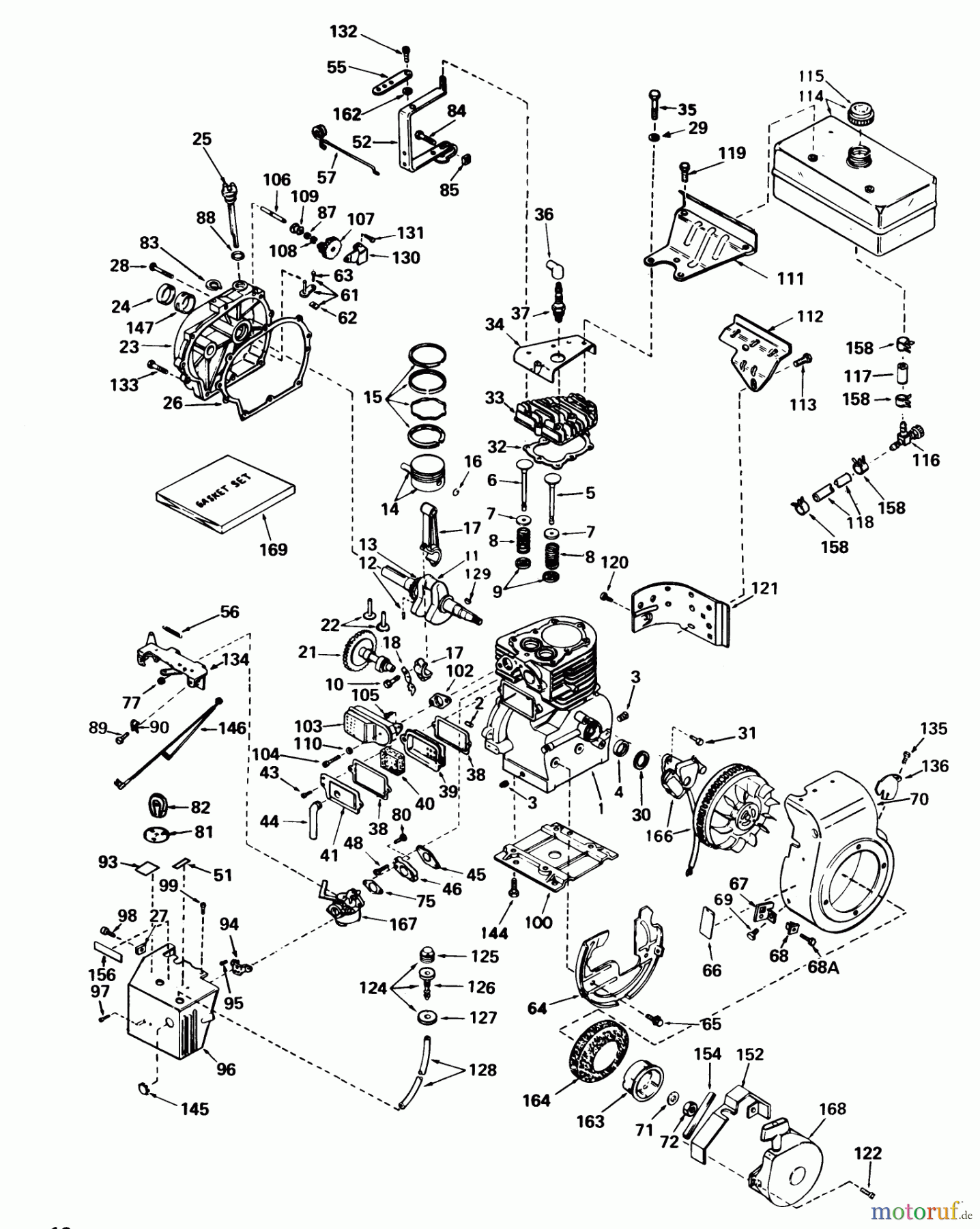 Toro Neu Snow Blowers/Snow Throwers Seite 1 31677 (724) - Toro 724 Snowthrower, 1977 (7000001-7999999) ENGINE TECUMSEH MODEL NO. H70-130176D (7 H.P. SNOWTHROWER MODEL NO. 31677)