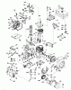 Toro 31625 (524) - 524 Snowthrower, 1977 (7000001-7999999) Ersatzteile ENGINE TECUMSEH MODEL NO. H70-130176D (7 H.P. SNOWTHROWER MODEL NO. 31677)
