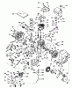 Toro 31625 (524) - 524 Snowthrower, 1977 (7000001-7999999) Ersatzteile ENGINE, TECUMSEH MODEL NO. HS50-67074B (5 H.P. SNOWTHROWER MODEL NO. 31625)
