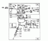 Toro 31832 (832) - 832 Snowthrower, 1971 (1000001-1999999) Ersatzteile CARBURETOR FOR ENGINE MODEL 170402, TYPE 0720-01 SNOWTHROWER MODEL NO. 31727