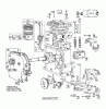 Toro 31756 (726) - 726 Snowthrower, 1973 (3000001-3999999) Ersatzteile ENGINE BRIGGS & STRATTON MODEL NO. 190402 TYPE 0754