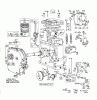 Toro 31756 (726) - 726 Snowthrower, 1973 (3000001-3999999) Ersatzteile ENGINE MODEL NO. 190402 TYPE 0755