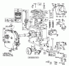 Toro 31763 (826) - 826 Snowthrower, 1975 (5000001-5999999) Ersatzteile ENGINE MODEL NO. 190402 TYPE 0755-01 BRIGGS & STRATTON