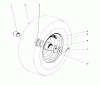 Toro 31763 (826) - 826 Snowthrower, 1975 (5000001-5999999) Ersatzteile WHEEL ASSEMBLY
