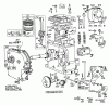 Toro 31823 (832) - 832 Snowthrower, 1976 (6000001-6999999) Ersatzteile ENGINE MODEL NO. 190402 TYPE 0755-01 BRIGGS & STRATTON
