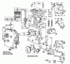 Toro 31823 (832) - 832 Snowthrower, 1977 (7000001-7999999) Ersatzteile ENGINE MODEL NO. 190402 TYPE 0914-01 BRIGGS & STRATTON