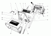 Toro 38000 (S-120) - S-120 Snowthrower, 1979 (9000001-9999999) Ersatzteile HANDLE ASSEMBLY